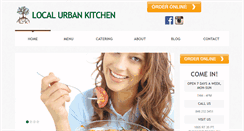 Desktop Screenshot of localurbankitchen.com